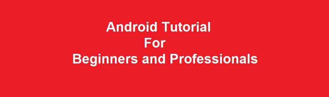 Android Tutorial