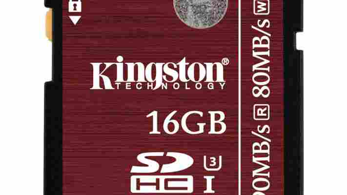 Kingston 16GB SDHC UHS-1 U3 SD card review